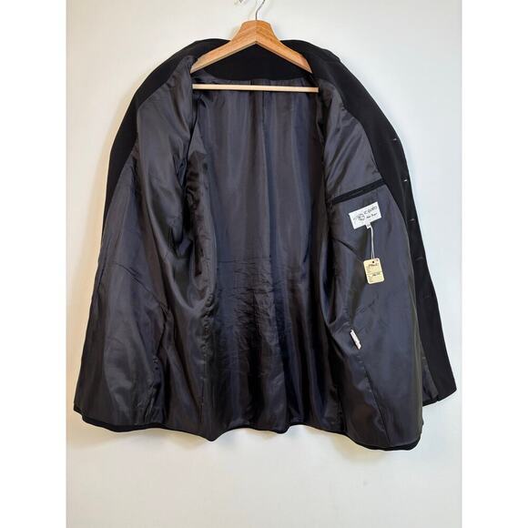 IL Canto Italian designer Sport Coat size 44 Wool Skin Twill Five Button Closure - Picture 6 of 12